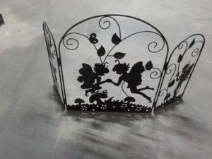 Metal Fireplace Screen...