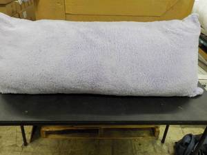 Lavendar Body Pillow slightly soil...