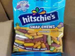 Case of Hitschies Snap Chews Tropi...