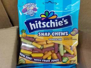Case of Hitschies Snap Chews Tropi...