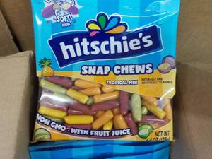 Case of Hitschies Snap Chews Tropi...