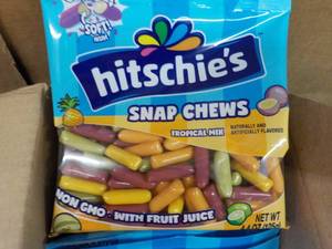 Case of Hitschies Snap Chews Tropi...