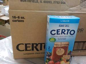 2 Cases Certo Liquid Pectin past b...