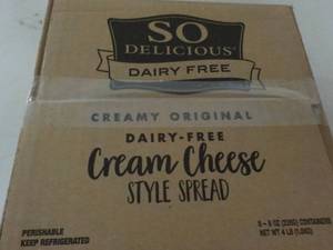 Case of Dairy Free Cream Cheese...