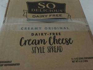 Case of Dairy Free Cream Cheese...