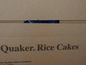 4 Cases Quaker Rice Cakes past bes...