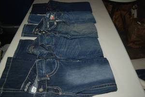 5 pair of jeans size 3...