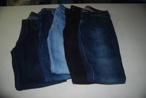 5 pair size 2 jeans...