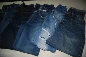 7 pair of jeans size 2...