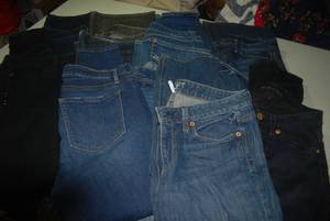 11 pair size 1 jeans...