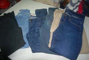 7 pair size 5 jeans...