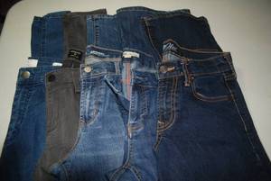 5 pair size 4 jeans...