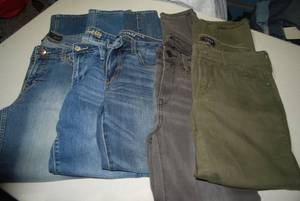 5 pair size 4 jeans...