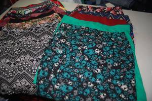14 skirts size Large...