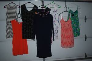 8 dresses size Medium...