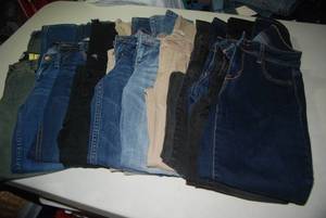 20 pair of jeans size 1...
