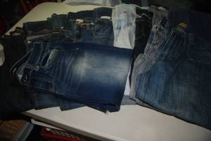 10 pair of jeans size 7...