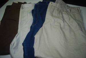 4 pair of pants size 40X30...