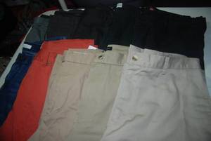 10 pair of pants size 36X30...