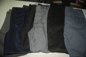 6 pair pants 34X32...