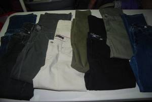 8 pair pants size 8...