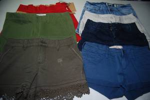 7 pair shorts size 3...