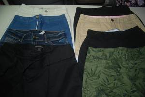 8 pair of shorts size 4...
