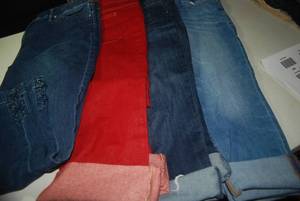 4 pair capris size 14 womens...