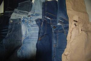6 pair of jeans size 3...