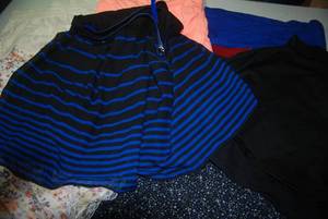 10 skirts size Small...