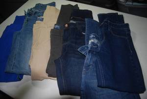 7 pair pants size 2...