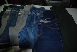 8 pair of pants size 6...