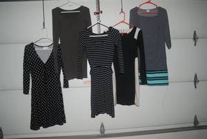 5 dresses size Small...