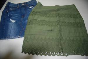 2 skirts size 000...