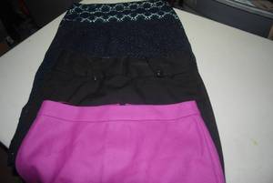 4 skirts size 6...