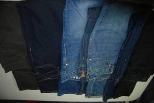 7 pair jeans size 4...