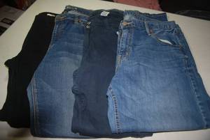 4 pair of jeans size 16...