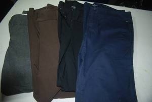 4 pair size 8 dress pants...