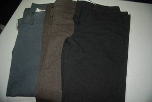 3 pair dress pants size 6...