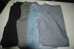 4 pair of pants size 34...