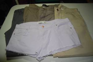 4 pair of pants 1 shorts size 12...
