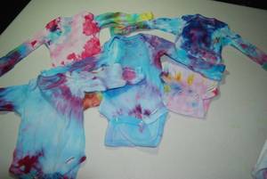 10 girls 0-3 months onesies...