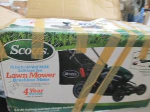 lot 30 image: Scottss 19 inch 40 volt lawn mower...