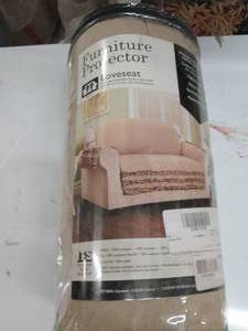 lot 59 image: furniture protector, loveseat, natu...