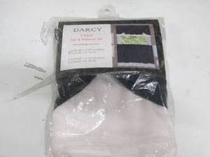 lot 64 image: Darcy 3 piece tier and valance set,...