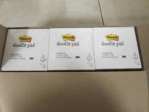 lot 106 image: post-it doodle pads 6 packs 4500-dp...