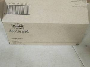 lot 114 image: post-it doodle pads 6 packs 4500-dp...