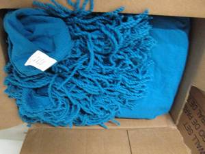 lot 204 image: queen teal bed spread...