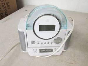 lot 235 image: gpx alram clock with cd player powe...