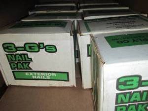 lot 289 image: 10-5lb galvenized exterior nails, v...
